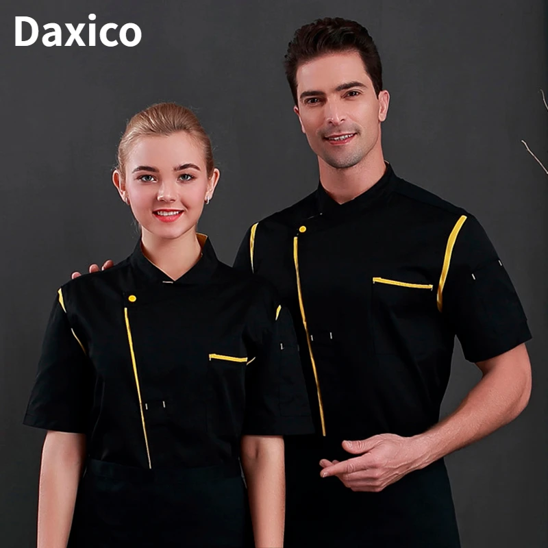 Мужская куртка шеф-повара для ресторанов Unfiorm одежда для фаст-фуда для кухни Женская одежда для общественного питания Комбинезоны для сотрудников общественного питания Рабочая одежда