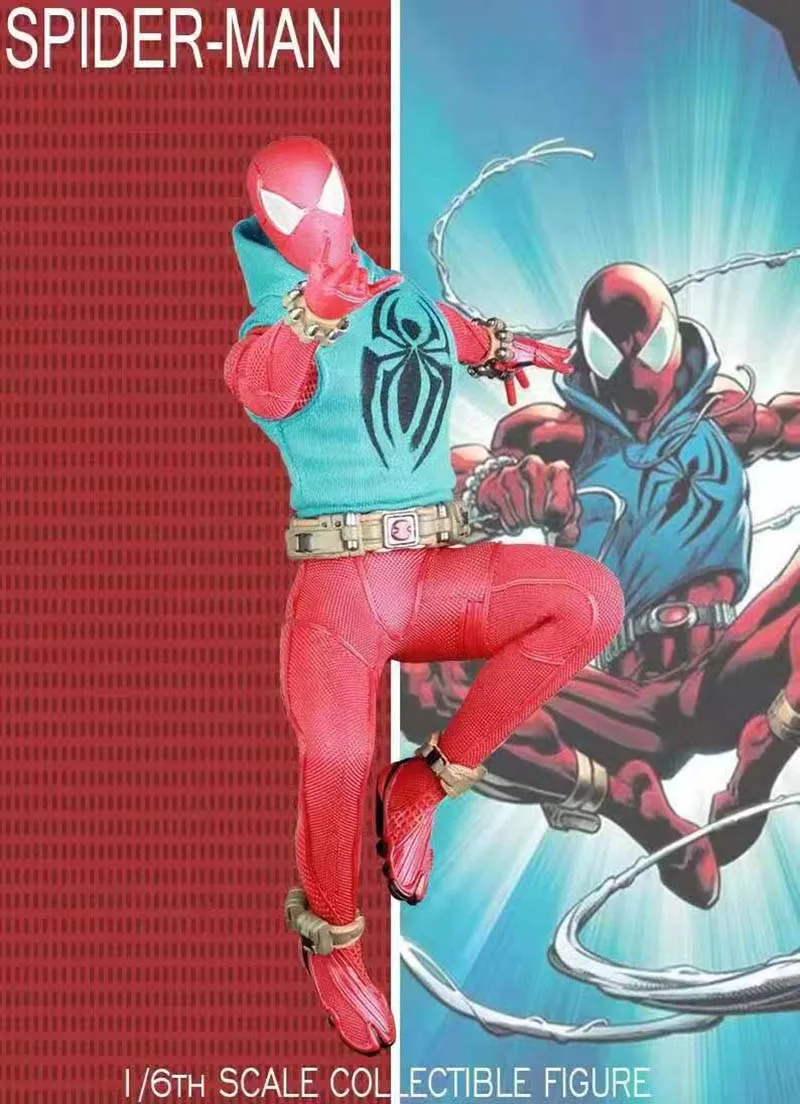

Marvel Spiderman Scarlet Spider 1/6 Scale Collectible Figure PS4 Games Models Toys