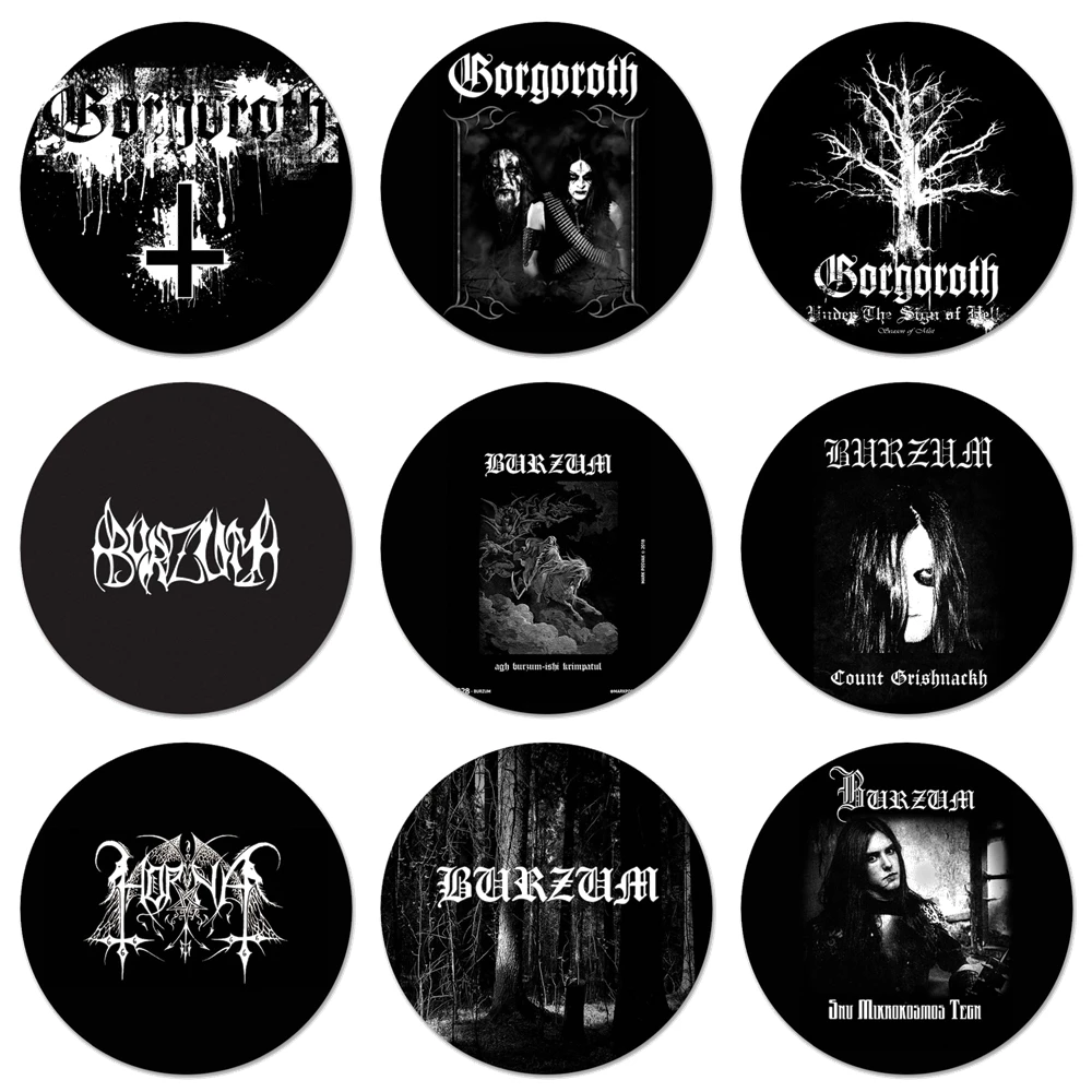 Значки для норвежской группы black Burzum значки металлические фотографий 58 мм | Дом и