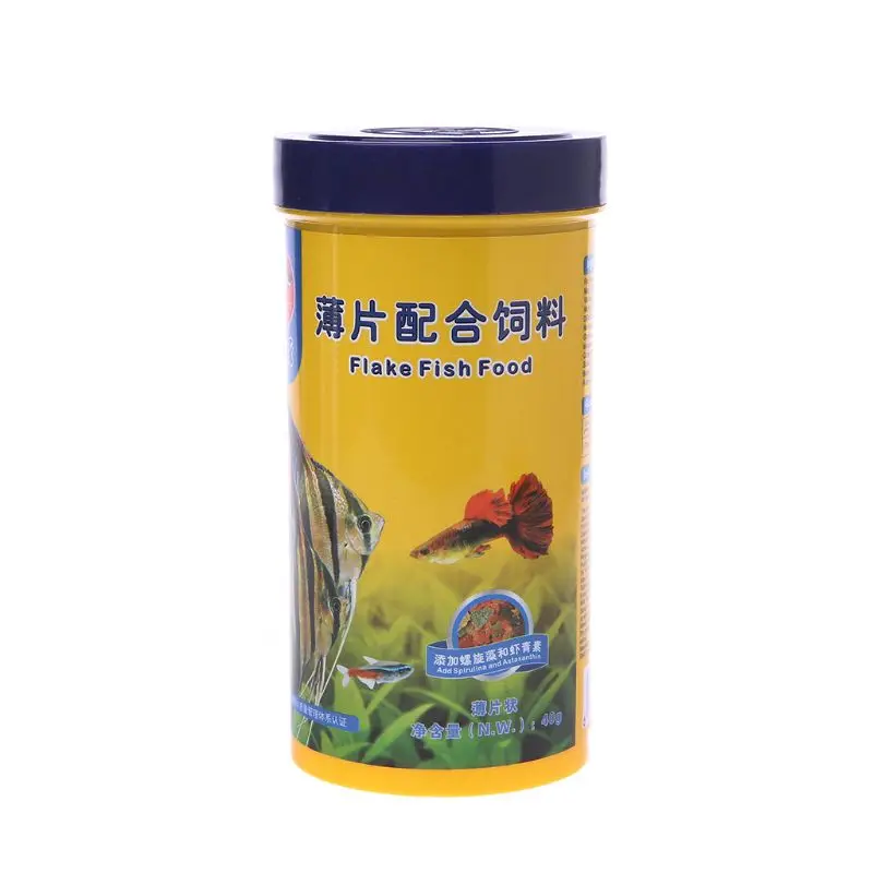 Рыбные хлопья для тропических рыб морской декоративный аквариум кормление