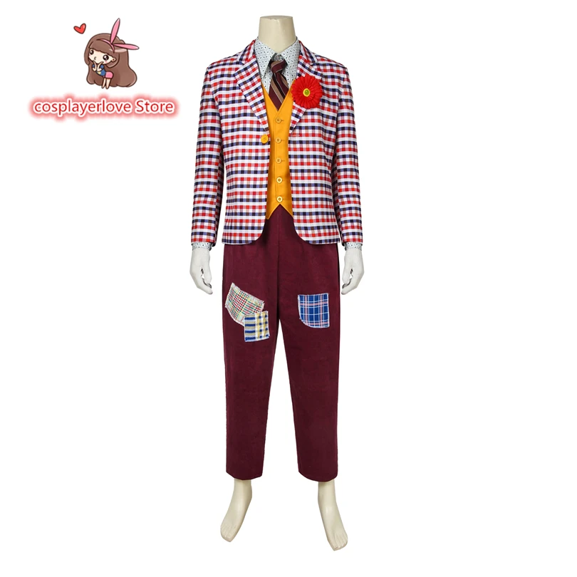 Костюм Джокера Артура флака для косплея на Хэллоуин Рождественский