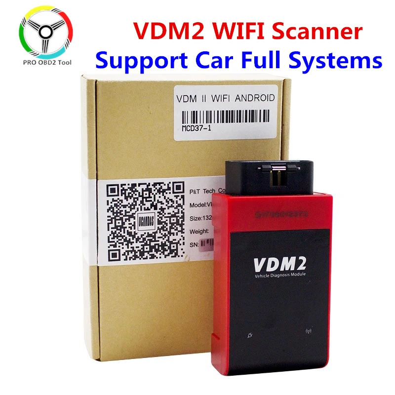 OBD2 UCANDAS VDM2 полная система V5.2 Bluetooth/Wifi VDM II для Android 2 OBDII сканер кодов PK easydiag