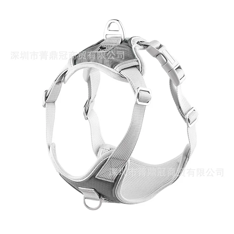 Светоотражающая шлейка для собак Регулируемый жилет с металлическим D образным