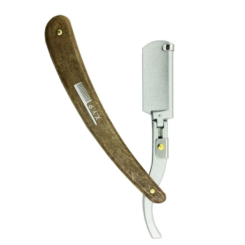 Ручная бритва профессиональная с прямым краем из нержавеющей стали для