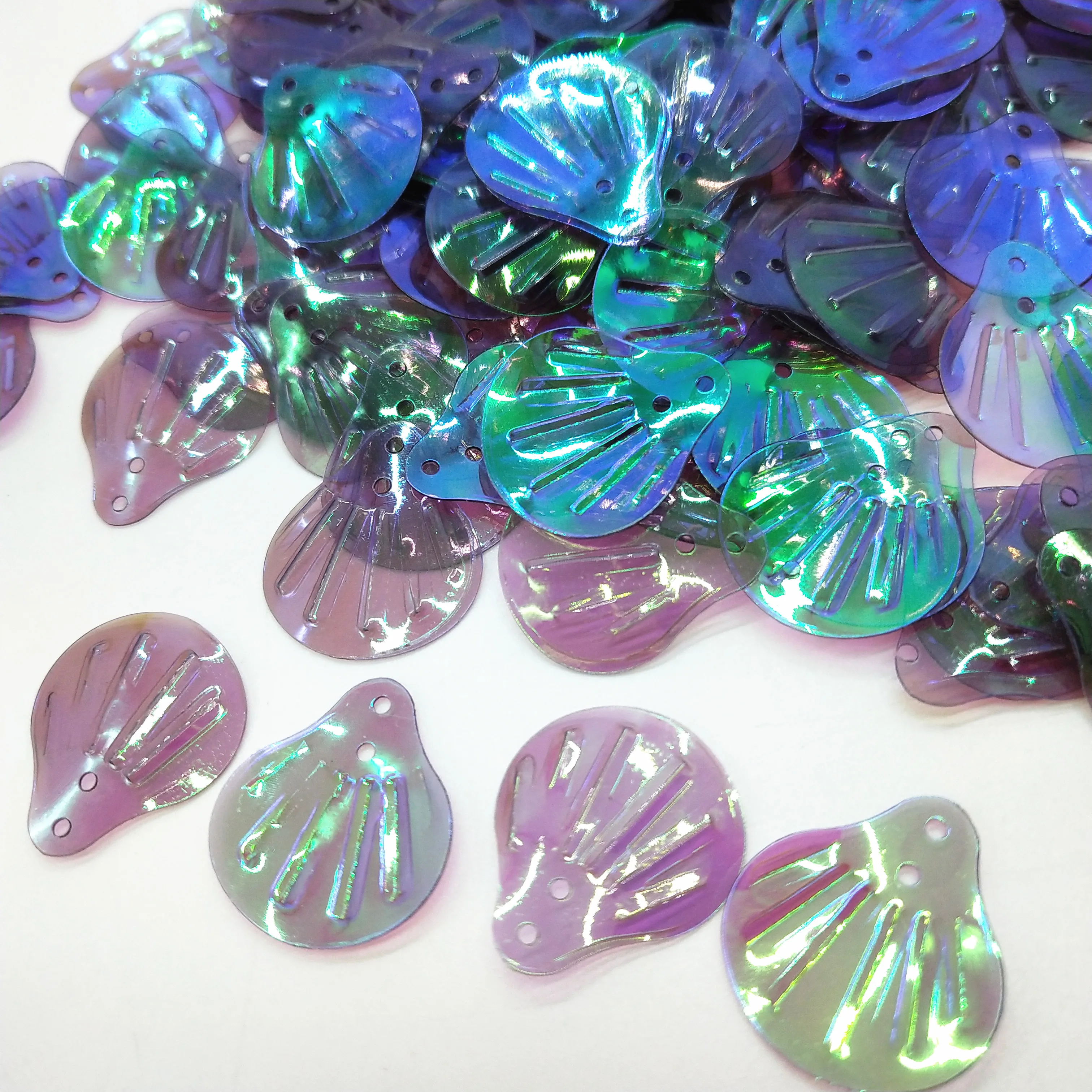 400 шт. 18 мм большая оболочка блестки россыпью из ПВХ для рукоделия Швейные