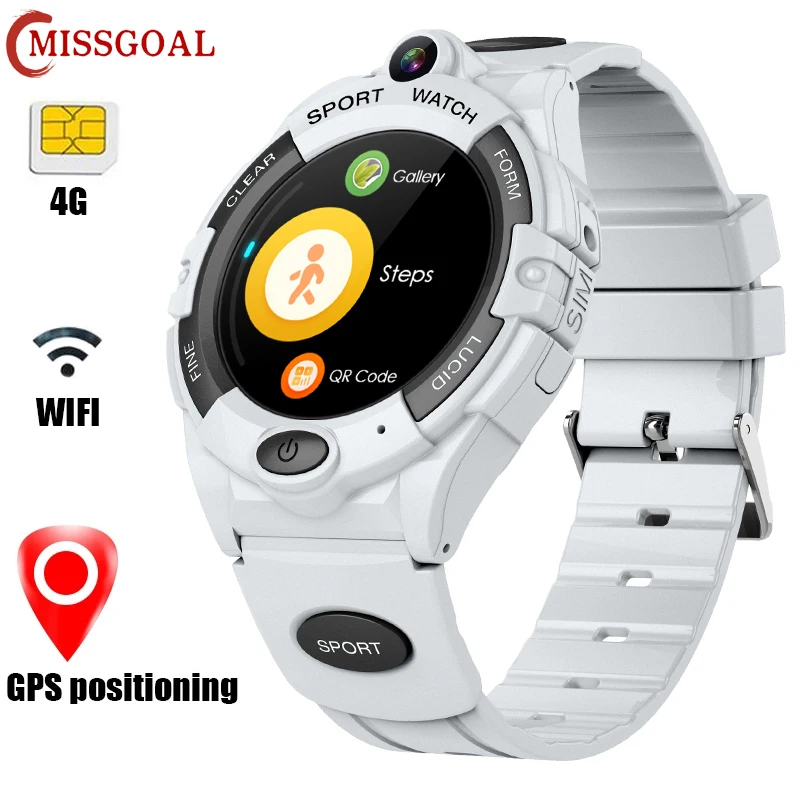 

Детские Смарт-часы Missgoal I10 GPS WIFI видеозвонок с Sim-картой Смарт-часы для детей SOS будильник водонепроницаемые наручные часы