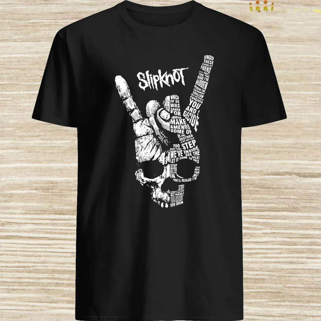 

Creative Design Skull Hand Heavy Metal Rock N Roll Gift Mens T-Shirt. Summer Cotton Short Sleeve O-Neck Unisex T Shirt New S-3XL