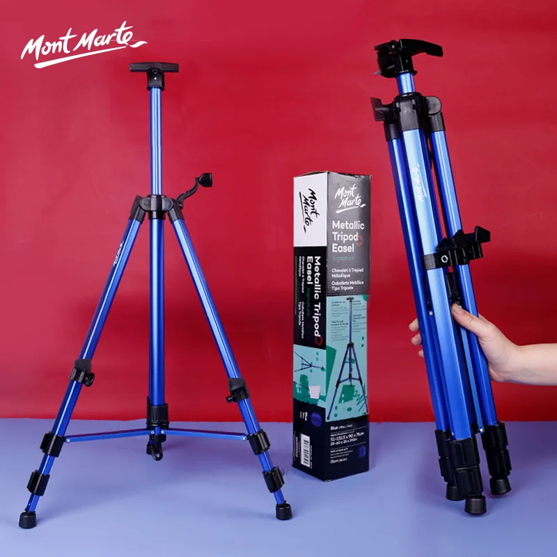 

Mengmate Aluminum Alloy Folding Easel 146cm Retractable Braced Sketch Easel Lightweight Sketch Easel