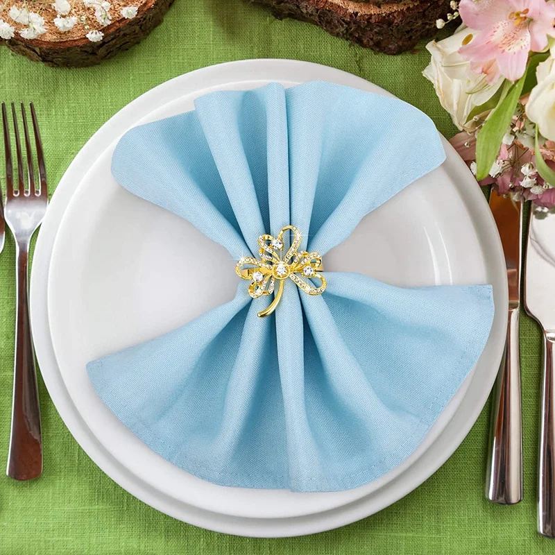 6 шт. кольца для салфеток с пряжкой кольцо держатель Кольца свадебного декора на