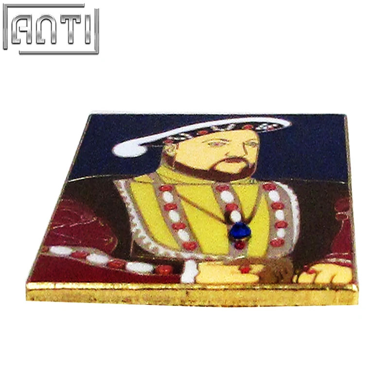 Сделанная из красной меди жесткий эмалированные Металлические Значки для Лиги