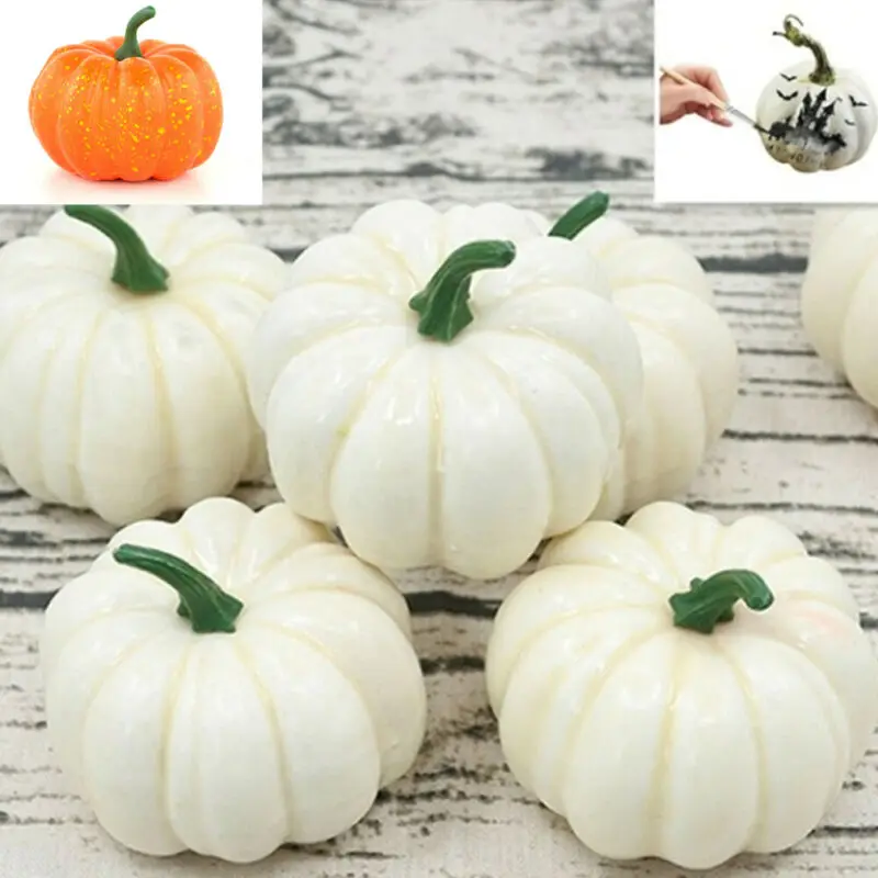 Хэллоуин мини моделирование тыквы Творческий пены вечерние украшения сада