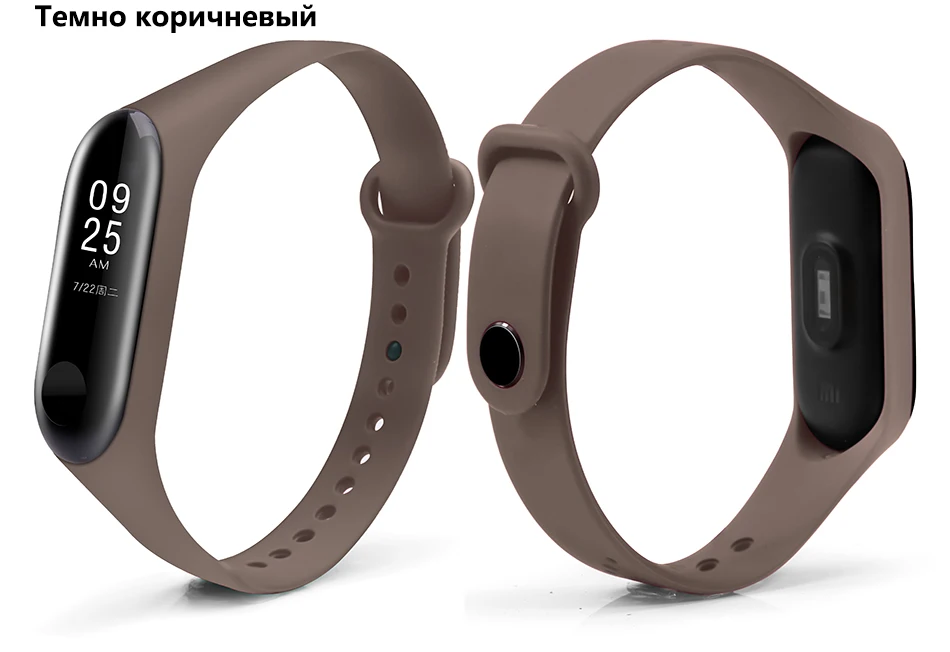 BOORUI новейший mi band 3 ремешок pulsera mi band 3 ремешок Силиконовый Модный ремешок на запястье Замена для xiaomi mi 3 Смарт-браслеты