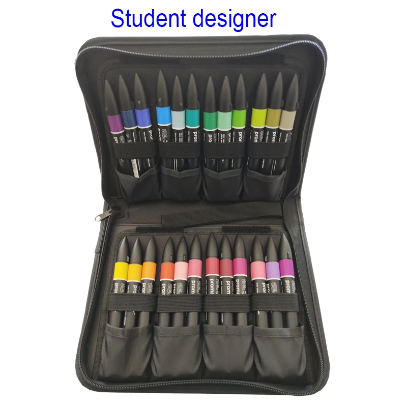 

Winsor&Newton Promarker design drawing Marker Pen double tips 24colors/set
