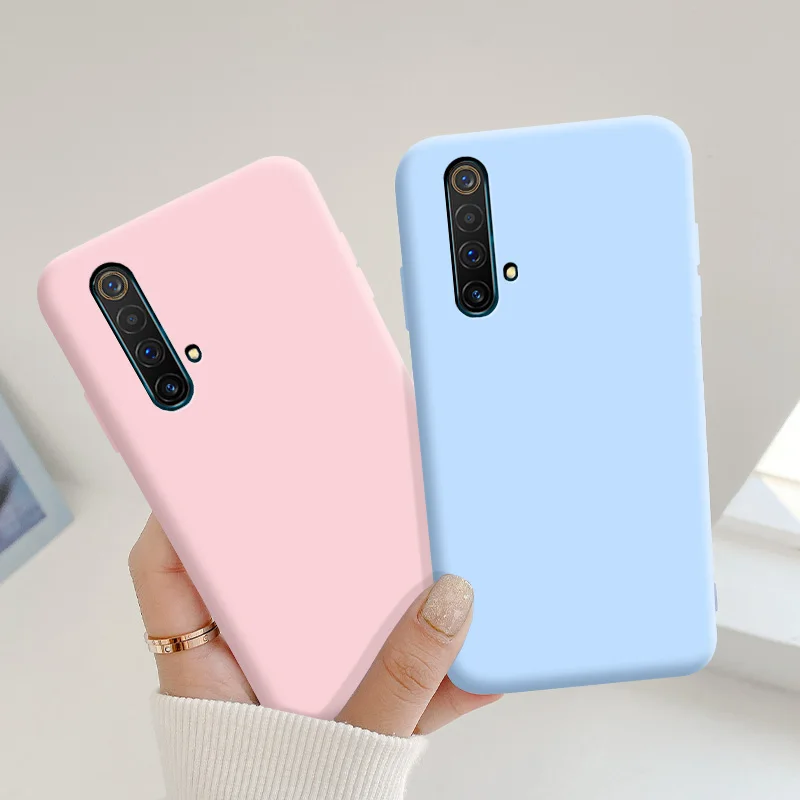 for oppo realme x3 case soft tpu silicone case for oppo x3 super zoom simple macaron colors candy black simple phone back cover free global shipping