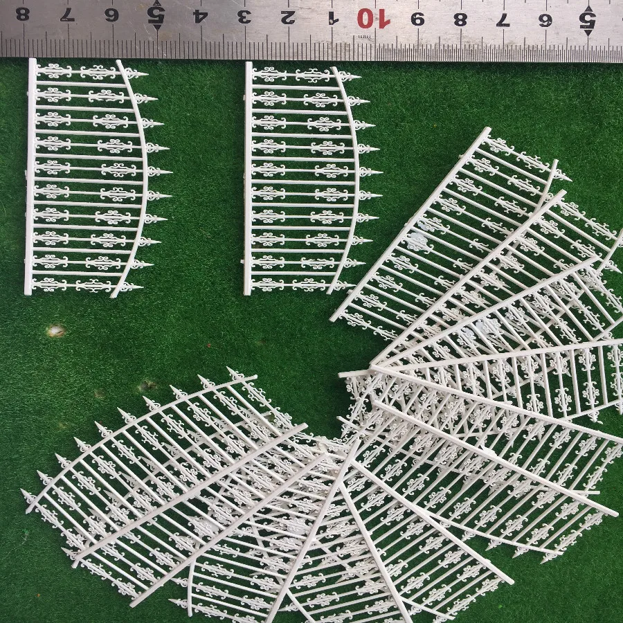 Топ новый 1:100 модель железнодорожной железной дороги строительство стены забора