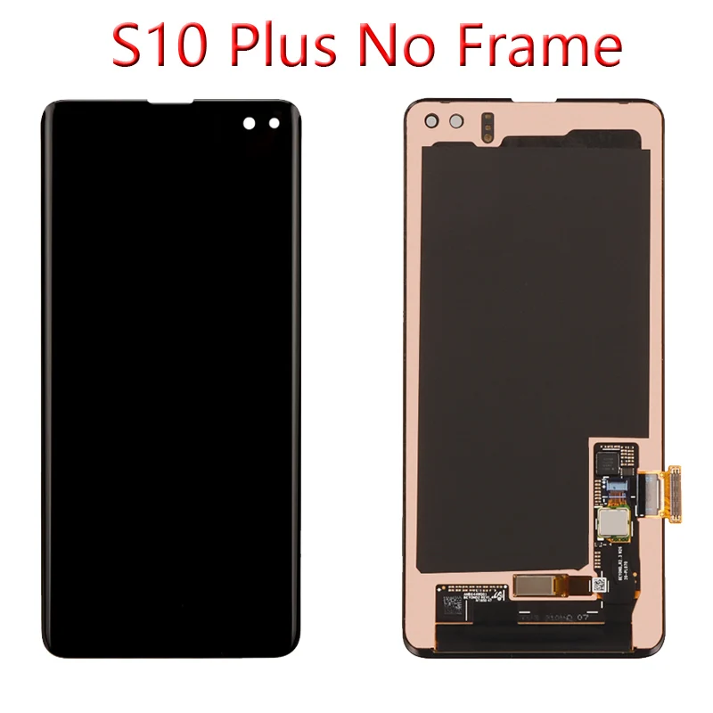 ЖК дисплей SUPER AMOLED для SAMSUNG Galaxy S10e/G970/S10 G973/S10 Plus/G975/G975F сенсорный экран с