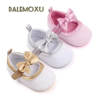 0 18m infant kids baby girl bowknot crib shoes newborn princess shoes soft cotton anti slip sneakers party girls casual shoes