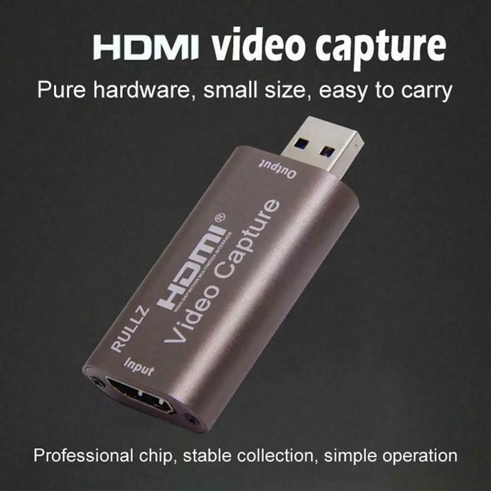 HDMI совместим с USB 3 0 карта захвата аудио видео коробка для записи игр и прямой