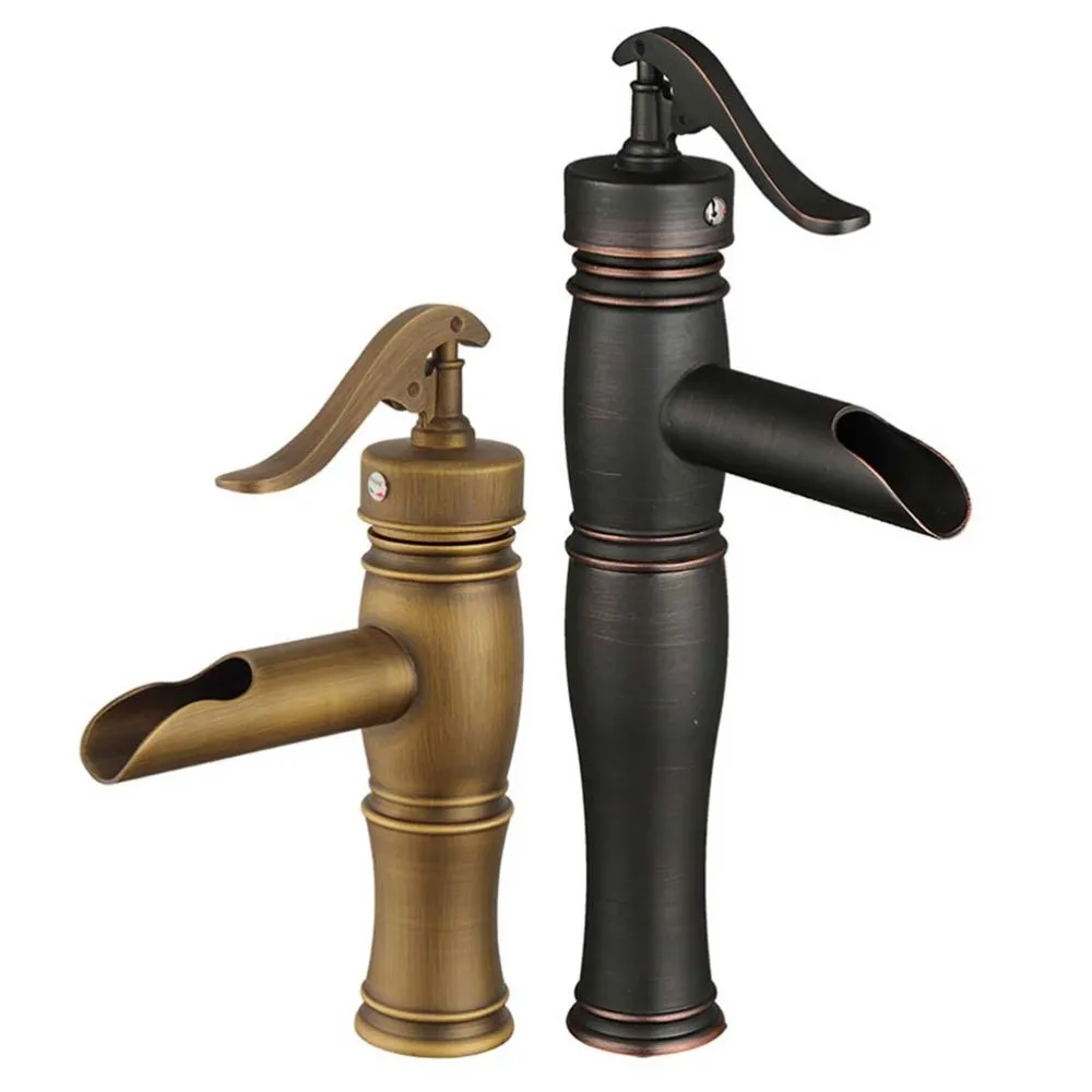 

Bathroom Black Brass Basin Mixer Bathroom Accessories Tap Sink Basin Mixer Tap for Home Kitchen