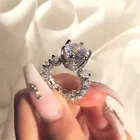 Новинка 2022, модное роскошное женское модное круглое кольцо Modyle с кристаллами из циркония для женщин, ювелирные изделия для свадебной вечеринки