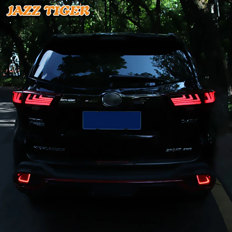 Автомобильный Стайлинг задние фонари для Toyota Highlander 2015 ~ 2018 светодиодные