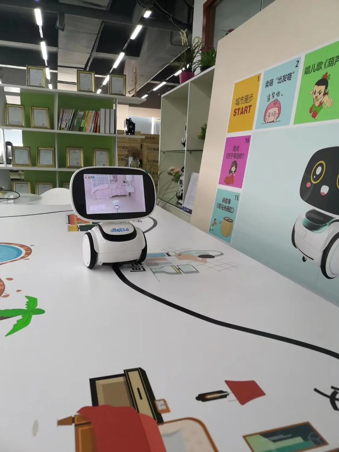 Умный робот компаньон для всей семьи обучающий раннего образования голосового