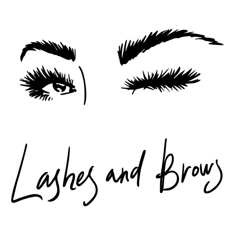Красивые глаза ресницы 3d Наклейка на стену Наращивание ресниц Красота