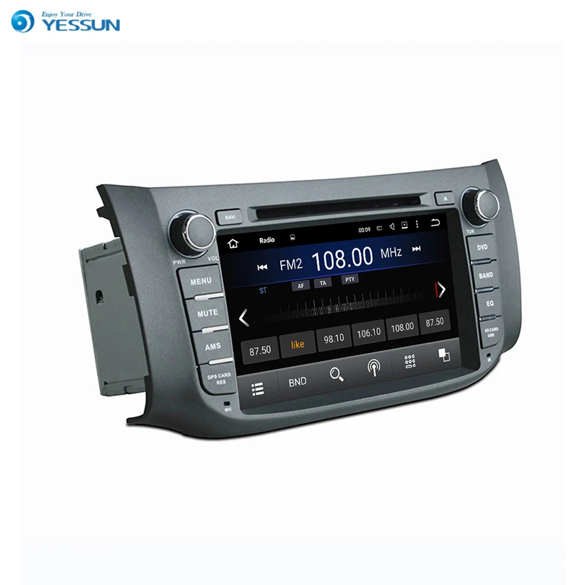 YESSUN Android Radio Car DVD Player For Nissan New Sylphy 2012~2016 Stereo Multimedia GPS Navigation With AM/FM | Автомобили и