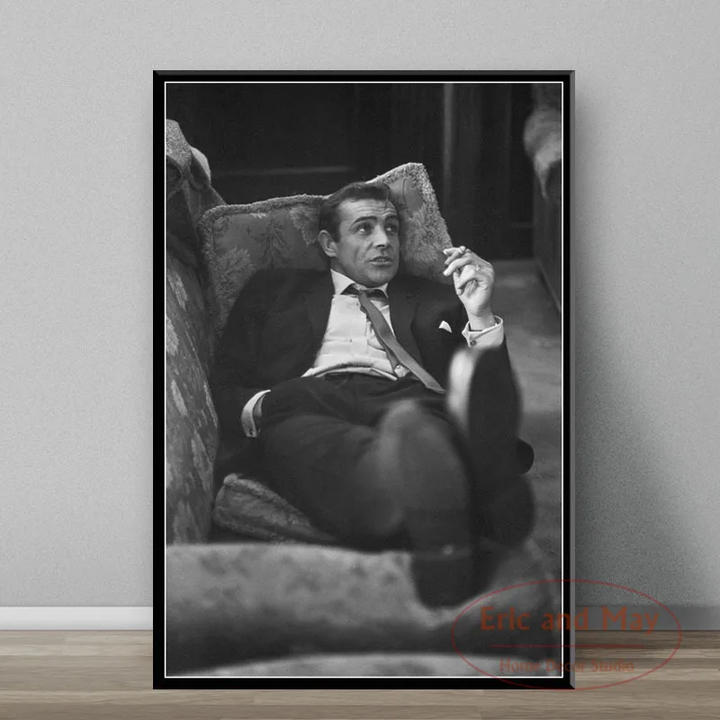 Плакаты и принты Sean Connery 007 Классические фотообои для гостиной винтажные