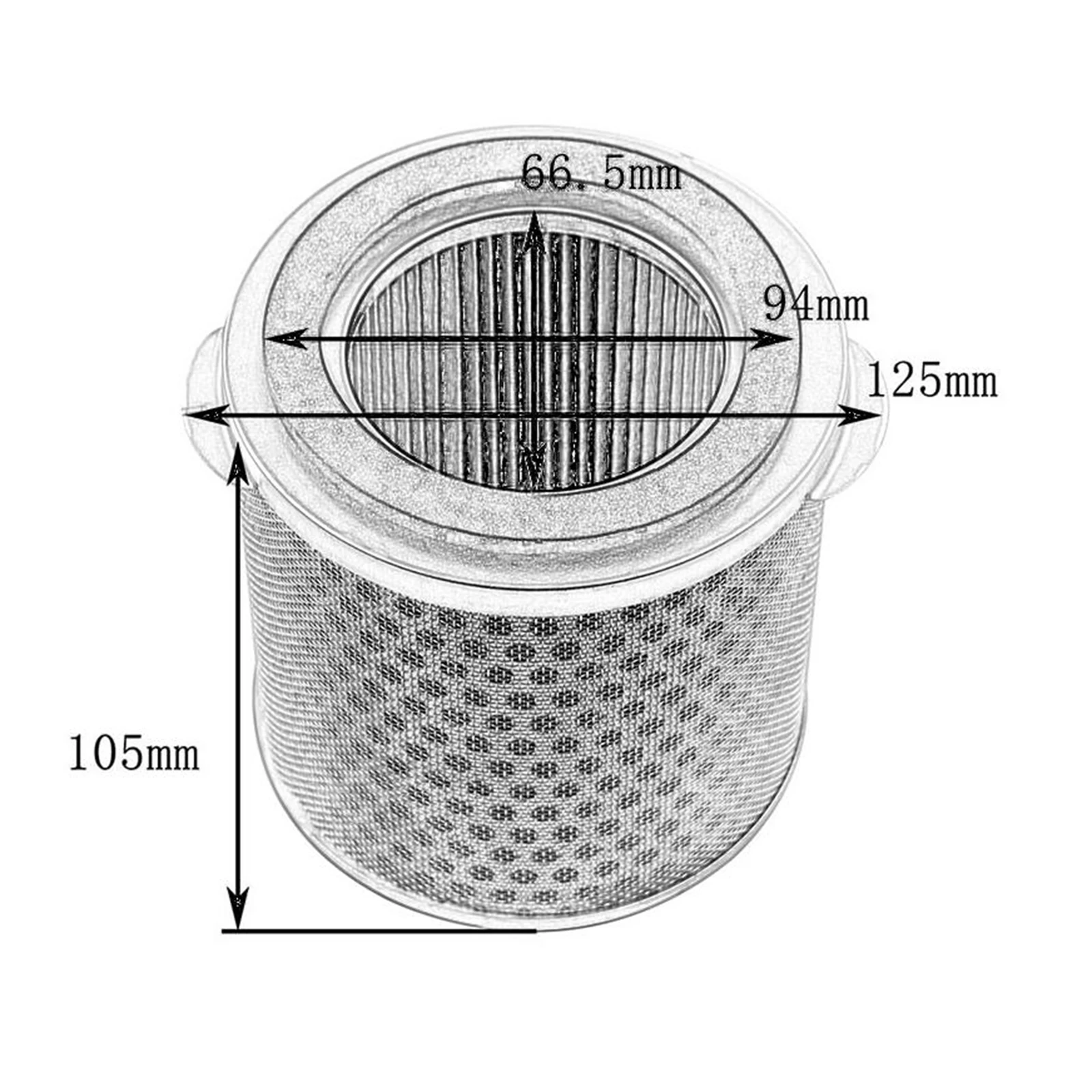 

Motorcycle Air Filter Element Cleaner Replacemant for HONDA XRE300 XRE 300 - Perfect Fitment, directly replacement