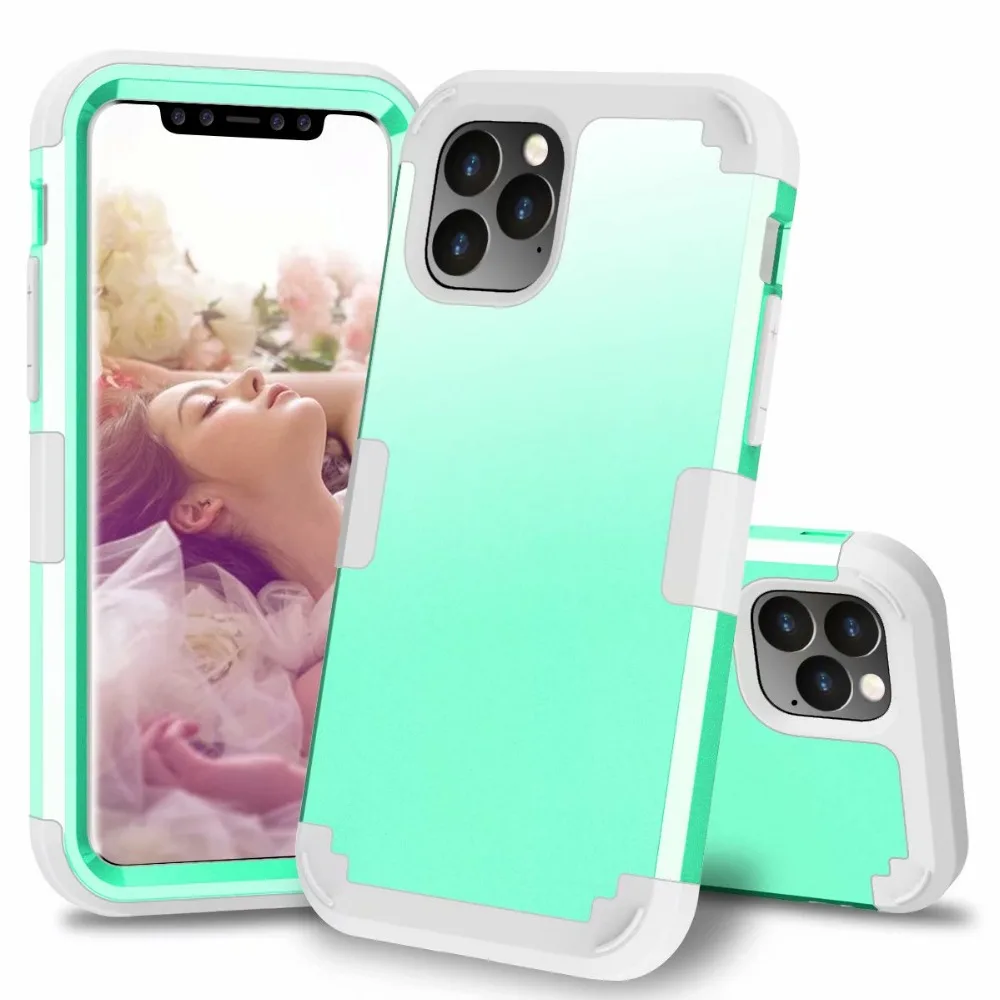 360 чехол с полной защитой для iPhone 11 11 Pro MAX Гибридный противоударный защитный силиконовый бампер для iPhone XS XR 8 7 Plus чехол