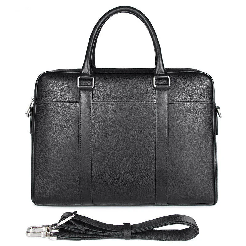 

Genuine Leather Male Package Man Handbag 14 Inch Computer Bag Men's Business Briefcase Messenger Laptop Bag