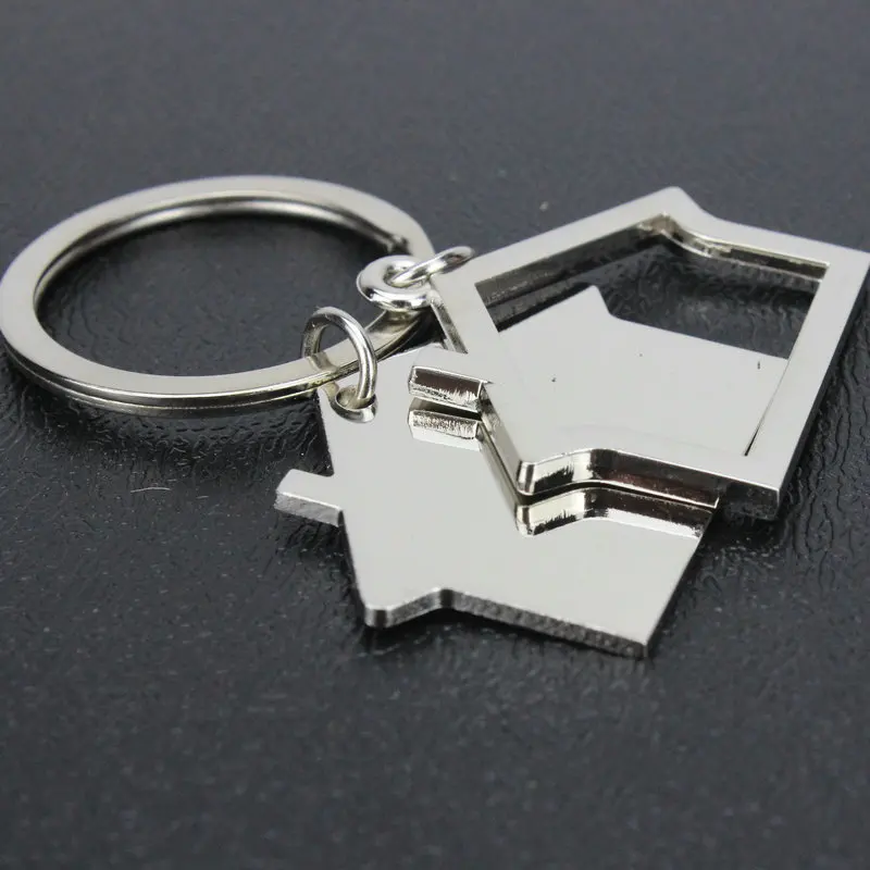 Новинка милый мультяшный дом цепочка для ключей женщин и мужчин ювелирное