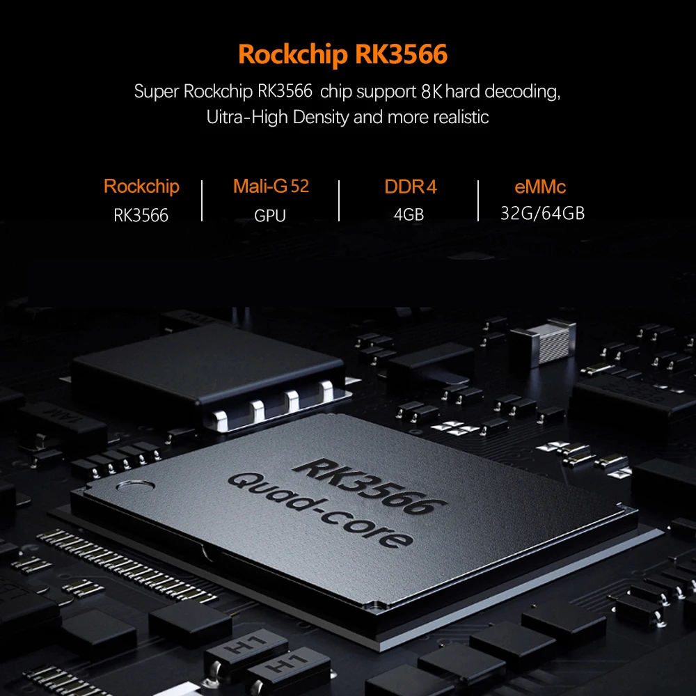 ТВ приставка RK3566 Android 11 0 HK1 RBOX R3 G52 2EE 4GB/8GB 32G/64G 2 4G/5 8G WiFi 8K30FPS HD H.265 BT 4 медиаплеер