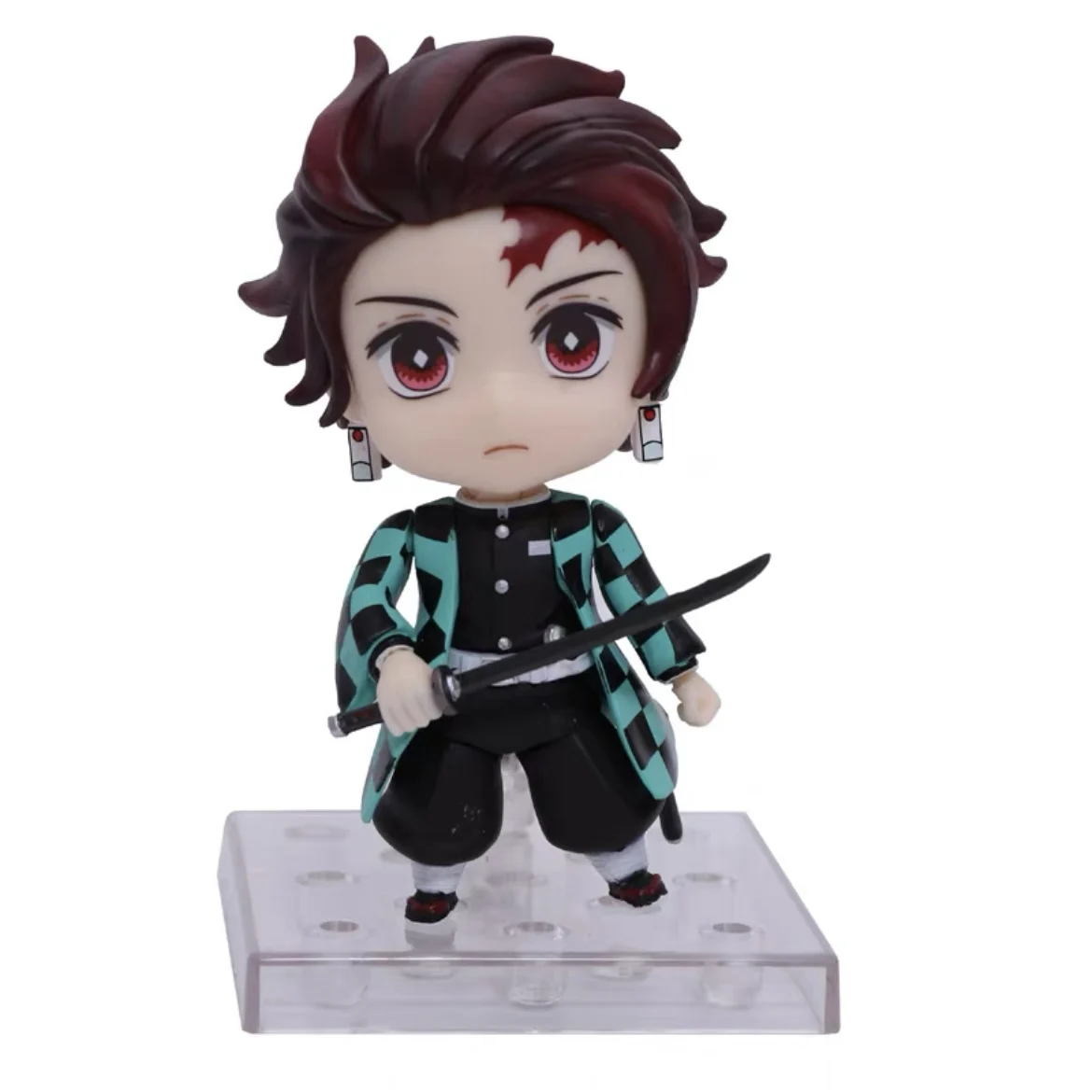 

Free Shipping Kamado Tanjirou,Kamado NezukoHashibira Inosuke Q version PVC Action Figure Toys Dolls
