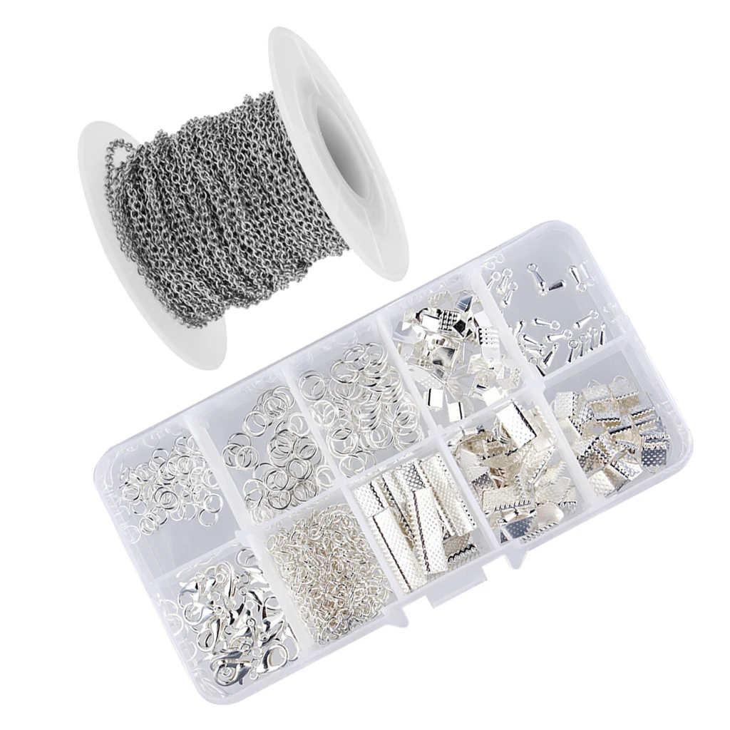 

Open Jump Rings Open Connectors 1 Roll Cable Chain Findings Jewelry Clasp