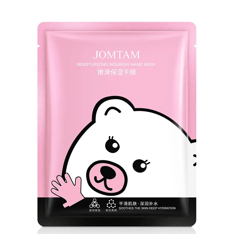 JOMTAM 1 сумка = 10 пар Органический Уход за кожей частная этикетка пленка увлажняющая