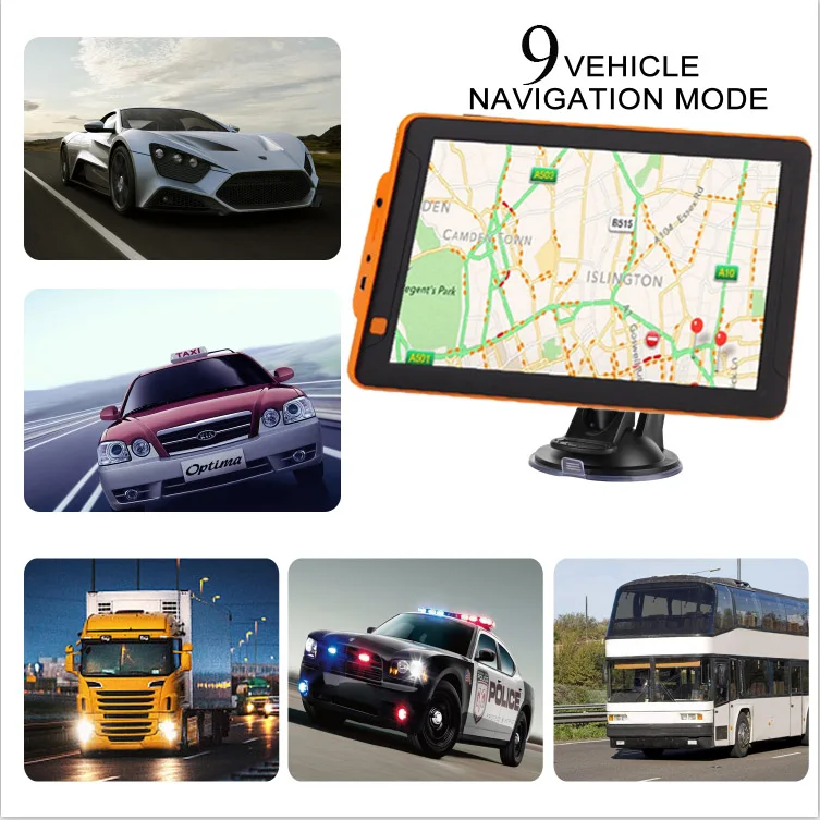 9 дюймовый GPS DVR навигатор для грузовика android 1G 16G с новейшей картой Европы|inch gps