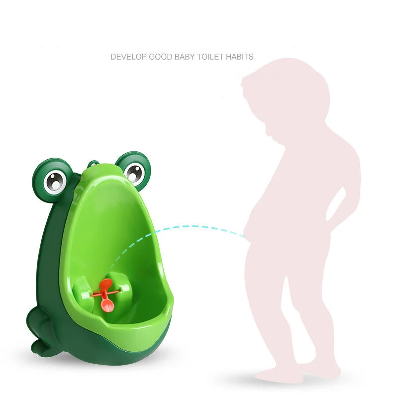 

Cartoon Frog Children's Pot Wall-Mounted Urinal for Boys Portable Toilets Connectable Water Pipe Baby Boy Potty Training Seat