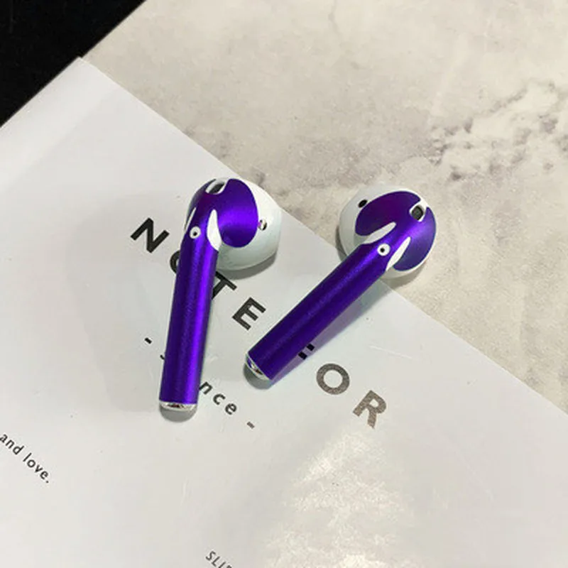 Кожаная наклейка для Apple Airpods, защитная гарнитура для Airpods, наклейка для наушников, защита от пыли, наклейки на наушники, ультратонкие тонкие аксессуары