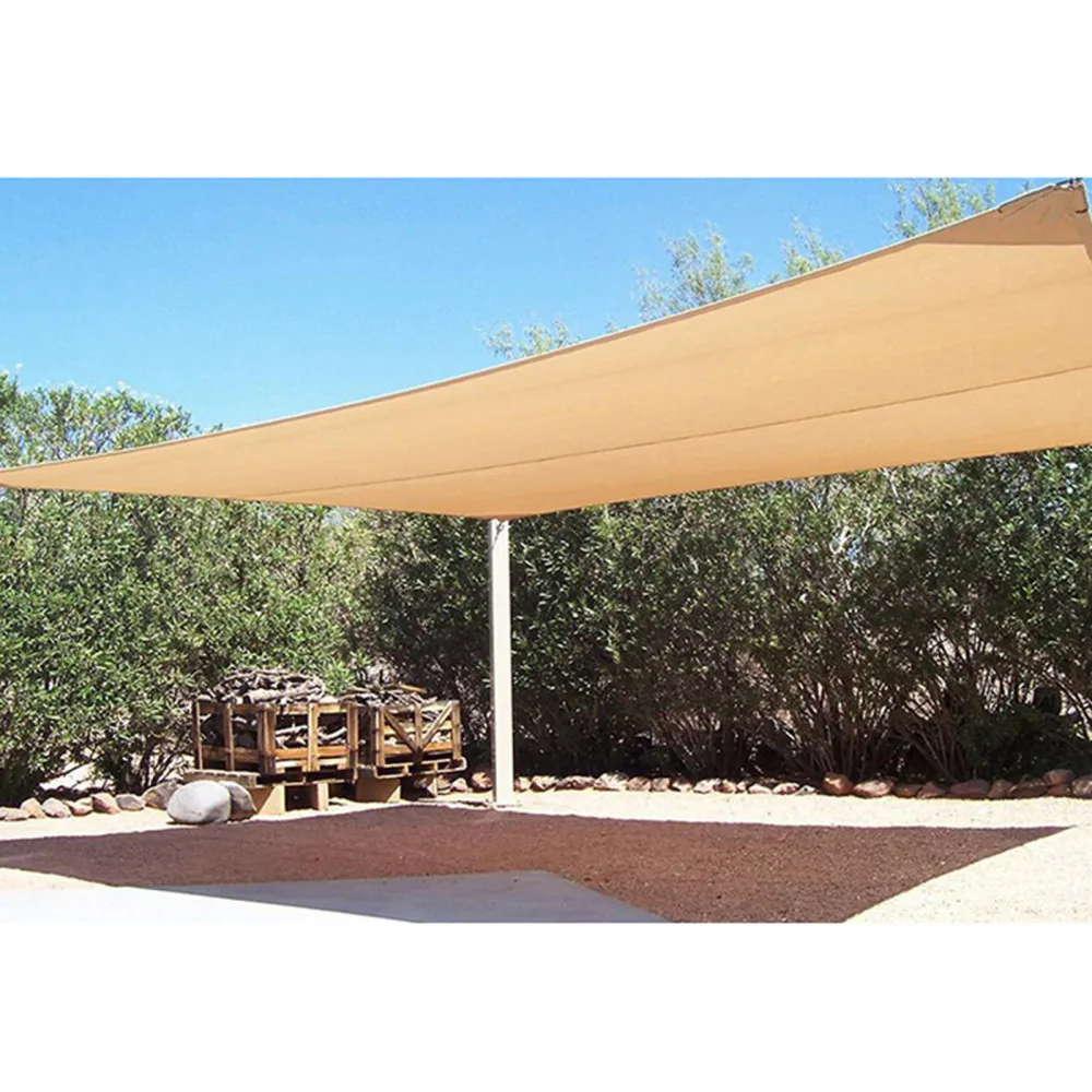 

Suncreen Awning Shade Sails Sunshades Cloth Net 2.45X3.05M Roll Up High Shading Rate Matching 4 1.5m Ropes Durable UV Block