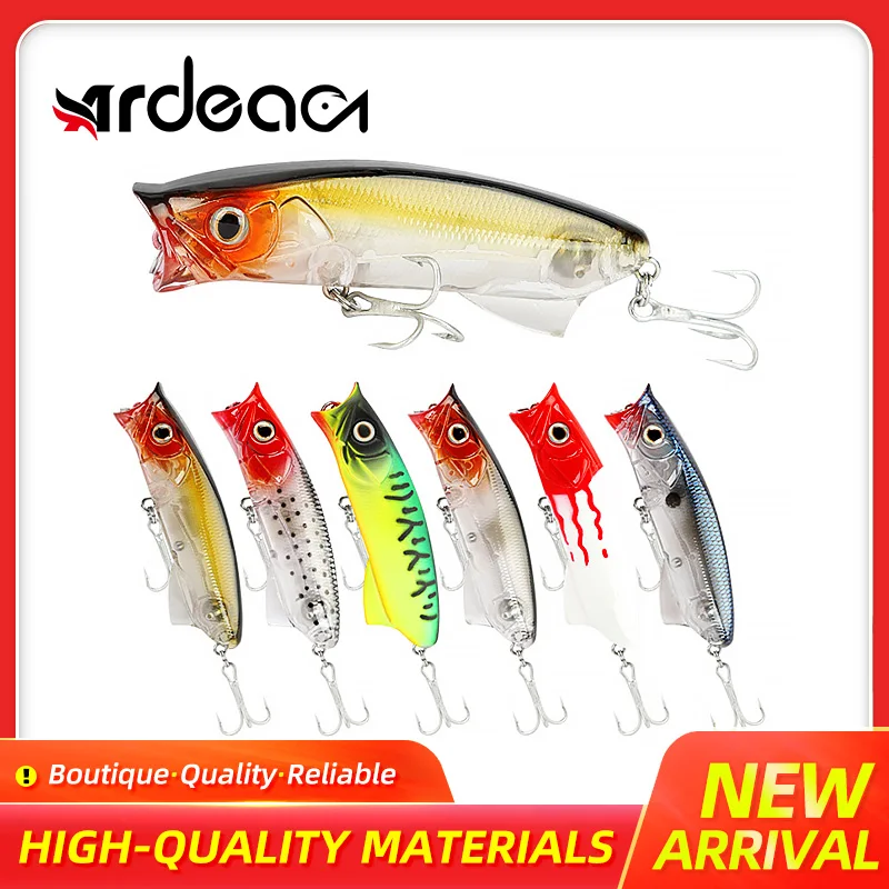 

Ardea Popper Hard Bait 80mm 11.5g Topwater Lifelike Plastic Sinking Wobblers Crankbait Fishing Lure Isca Swimbait Pesca