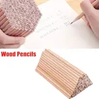 100 шт.лот экологичный карандаш из натурального дерева HB черный шестигранный нетоксичный Стандартный Карандаш милые канцелярские принадлежности для офиса и школы