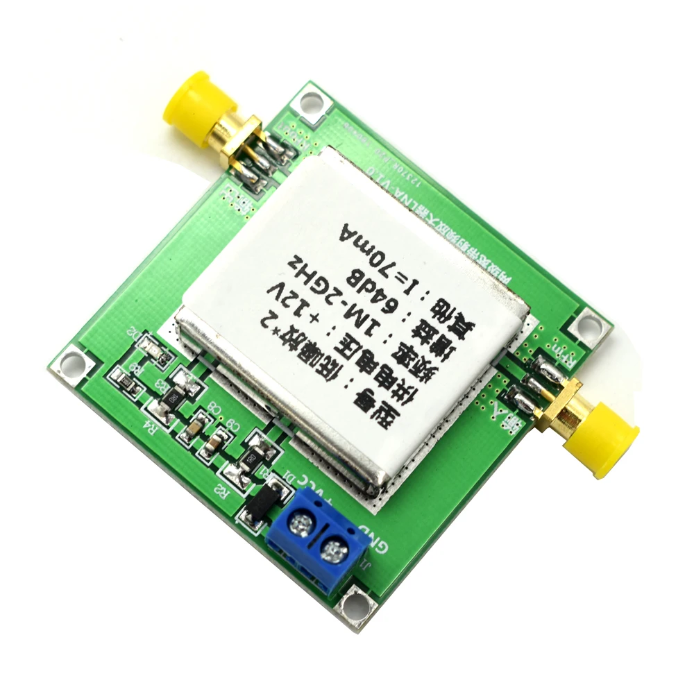 Lusya широкополосный усилитель РЧ модуль LNA с низким уровнем шума 0 1 2 ГГц 64