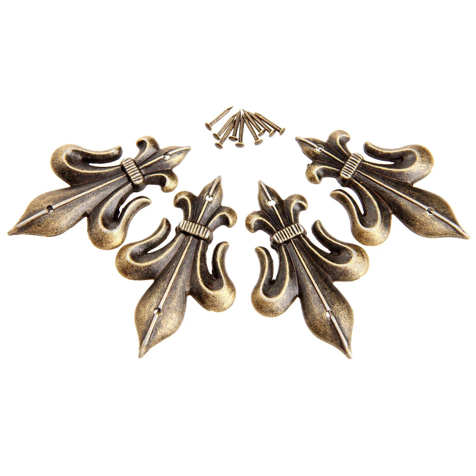 

Декоративные угловые кронштейны с гвоздями 12 шт./4 шт.