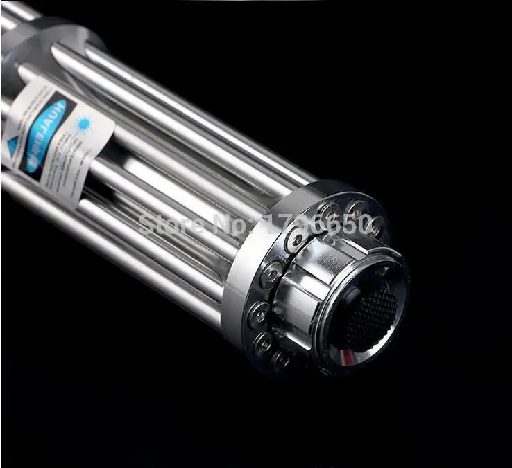 

High power Military 450nm 500W 500000m Blue Laser Pointer Flashlight Light Burning Match candle lit cigarette Wicked Hunting