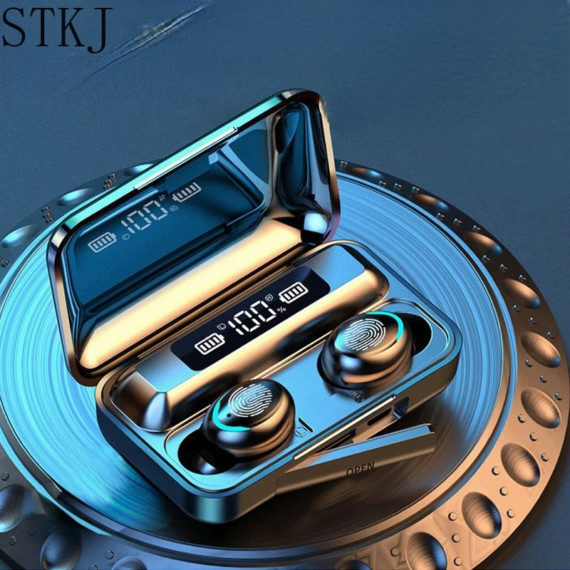 

STKJ F9 TWS Wireless Earphones Stereo 5.0 Bluetooth Headphones In-Ear Earbuds Handsfree Binaural Call Headset For Xiaomi