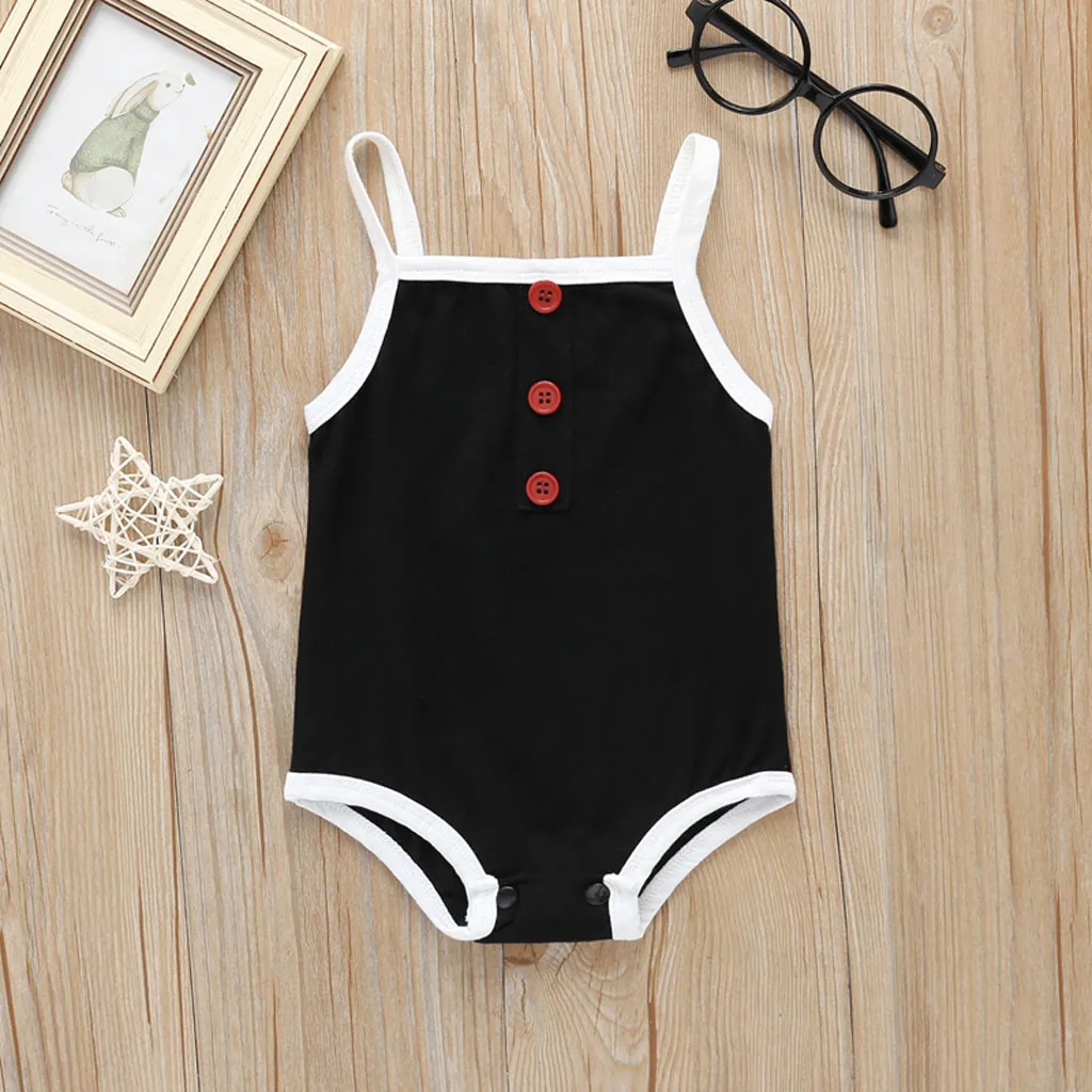 

Child Kids Newborn Infant Baby Boys Girls Jumpsuits Solid Romper Bodysuit Clothes Outfits Jumpsuit Casual Sweet Jumpsuit