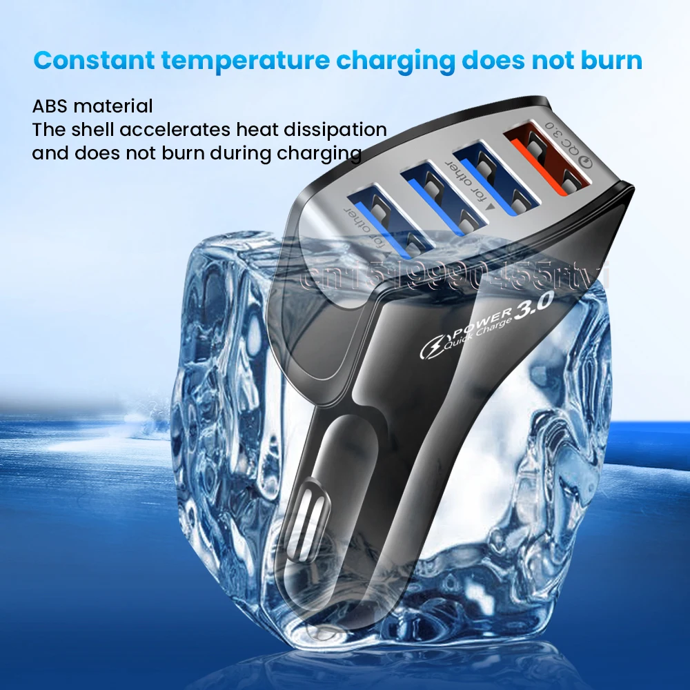 Автомобильное зарядное устройство с 4 USB-портами 2 А | Мобильные телефоны и