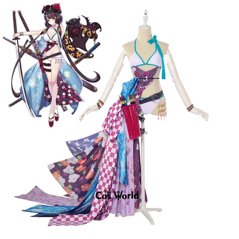 FGO Fate Grand Order Katsushika Hokusai бикини купальный костюм наряд Аниме косплей костюмы| |